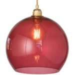 3064076 : EBB & FLOW Rowan Hängelampe gold/rot Ø 28cm | Sehr große Auswahl Lampen und Leuchten.