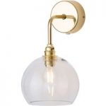3064077 : EBB & FLOW Rowan Wandlampe gold Schirm klar | Sehr große Auswahl Lampen und Leuchten.