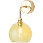 3064080 : EBB & FLOW Rowan Wandlampe gold Schirm olivgrün | Sehr große Auswahl Lampen und Leuchten.