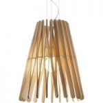 3503190 : Fabbian Stick Holz-Hängeleuchte, kegelförmig | Sehr große Auswahl Lampen und Leuchten.