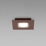 3503236 : Fabbian Quarter - braune LED-Deckenlampe 2flg. | Sehr große Auswahl Lampen und Leuchten.