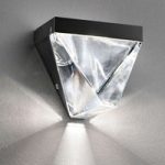3503279 : Fabbian Tripla - Kristall-LED-Wandlampe, anthrazit | Sehr große Auswahl Lampen und Leuchten.