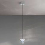 3503945 : Fabbian Tripla LED-Hängeleuchte Kristall aluminium | Sehr große Auswahl Lampen und Leuchten.