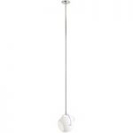 3503954 : Fabbian Beluga White Glas-Hängeleuchte, Ø 14 cm | Sehr große Auswahl Lampen und Leuchten.