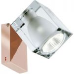 3503986 : Fabbian Cubetto Wandlampe GU10 kupfer/klar | Sehr große Auswahl Lampen und Leuchten.