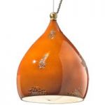 3517130 : Hängeleuchte Federico aus Keramik, orange | Sehr große Auswahl Lampen und Leuchten.