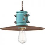 3517142 : Vintage-Hängeleuchte Nicolo in Türkis | Sehr große Auswahl Lampen und Leuchten.