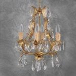 3532070 : Edler Kronleuchter PISA gold Glas | Sehr große Auswahl Lampen und Leuchten.