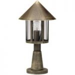 4000251 : Sockelleuchte Lampione braun-messing | Sehr große Auswahl Lampen und Leuchten.