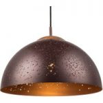4014859 : Schirm mit Stanzdekor - Hängelampe Enna bronze | Sehr große Auswahl Lampen und Leuchten.