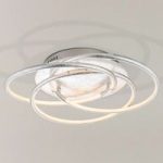 4015088 : Silberfarben gestaltete LED-Deckenlampe Barna | Sehr große Auswahl Lampen und Leuchten.