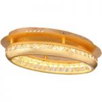 4015220 : LED-Deckenleuchte 67096-18G mit Kristallen, gold | Sehr große Auswahl Lampen und Leuchten.