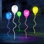 4015245 : LED-Solar-Erdspießlampe 33909-5, Luftballons bunt | Sehr große Auswahl Lampen und Leuchten.