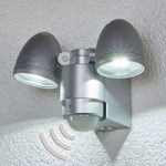 4018057 : 2-flammiger LED-Außenstrahler Todora mit Sensor | Sehr große Auswahl Lampen und Leuchten.