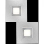 4022044 : GROSSMANN Karree LED-Wandleuchte, 2fl. titan | Sehr große Auswahl Lampen und Leuchten.