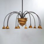 4512006 : LED-Hängelampe Fontaine Eisen-braun-gold | Sehr große Auswahl Lampen und Leuchten.