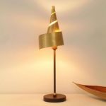 4512040 : Goldene Tischleuchte ZAUBERHUT mit Metallschirm | Sehr große Auswahl Lampen und Leuchten.