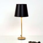 4512219 : Tischlampe Mattia mit rundem Schirm in Schwarz | Sehr große Auswahl Lampen und Leuchten.