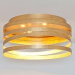4512530 : Goldene LED-Deckenleuchte Magico mit Spiralschirm | Sehr große Auswahl Lampen und Leuchten.