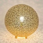 4512578 : Tischleuchte Lily Grande, Ø 43 cm, gold | Sehr große Auswahl Lampen und Leuchten.