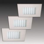 4514051 : Q 68 LED-Einbaustrahler in Edelstahloptik, 3er-Set | Sehr große Auswahl Lampen und Leuchten.