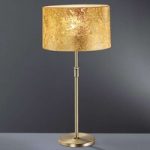4536248 : Blattgold-Tischleuchte Loop 55 - 75 cm hoch | Sehr große Auswahl Lampen und Leuchten.