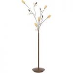 4540038 : Stehleuchte Grosseto in floralem Design, braun | Sehr große Auswahl Lampen und Leuchten.