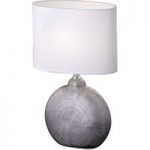 4581606 : Tischleuchte Foro in Silber/Weiß, 36 cm hoch | Sehr große Auswahl Lampen und Leuchten.