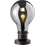 4581703 : Tischlampe Louis mit getöntem Glasschirm, 37 cm | Sehr große Auswahl Lampen und Leuchten.
