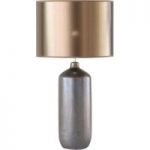 4581736 : Tischleuchte Lino gold mit Keramikfuß, Höhe 66 cm | Sehr große Auswahl Lampen und Leuchten.