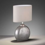 4581737 : Tischleuchte Lino natur mit Keramikfuß, Höhe 39 cm | Sehr große Auswahl Lampen und Leuchten.