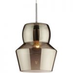 5001712 : Glas-Pendelleuchte Zeno, rauchgrau, 22 cm | Sehr große Auswahl Lampen und Leuchten.