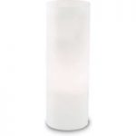 5001785 : Tischleuchte Edo aus weißem Glas, Höhe 35 cm | Sehr große Auswahl Lampen und Leuchten.
