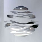 5035030 : Innermost Buckle - silberne Pendellampe, 70 cm | Sehr große Auswahl Lampen und Leuchten.