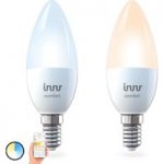 5037031 : E14 5,8 W LED-Lampe Innr Smart Candle Comfort, 2er | Sehr große Auswahl Lampen und Leuchten.