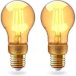 5037048 : Innr LED E27 4,2W Smart Filament warmweiß gold 2er | Sehr große Auswahl Lampen und Leuchten.