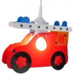 5400215 : Kinderzimmer-Pendelleuchte Feuerwehrauto | Sehr große Auswahl Lampen und Leuchten.