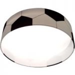 5400339 : Textil-Deckenleuchte Fußball in Schwarz-Weiß | Sehr große Auswahl Lampen und Leuchten.