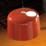 5501116 : Orange glänzende Keramik-Hängeleuchte Add | Sehr große Auswahl Lampen und Leuchten.