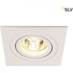 5504898 : SLV New Tria 1 Einbauspot QPAR51 eckig weiß | Sehr große Auswahl Lampen und Leuchten.