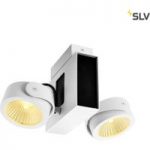5504973 : SLV Tec Kalu LED-Deckenstrahler 2-flammig, 24° s/w | Sehr große Auswahl Lampen und Leuchten.