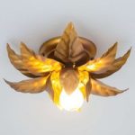 5505287 : Deckenleuchte ANTIK mit goldenen Blättern 26 cm | Sehr große Auswahl Lampen und Leuchten.