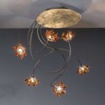 5505506 : Deckenleuchte Fiorella 6-flammig amber | Sehr große Auswahl Lampen und Leuchten.