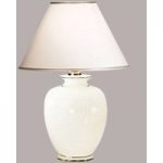 5506934 : Tischleuchte Giardino Craclee in Weiß, Ø 40 cm | Sehr große Auswahl Lampen und Leuchten.