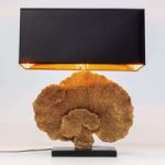 5517751 : KARE Coral Gold Tischleuchte mit Textilschirm | Sehr große Auswahl Lampen und Leuchten.