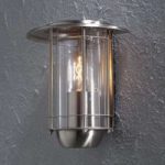 5522117 : TRENTO-Außenwandleuchte, Edelstahl-Design | Sehr große Auswahl Lampen und Leuchten.