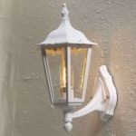 5522166 : Außenwandleuchte Firenze, stehend, 48cm, weiß | Sehr große Auswahl Lampen und Leuchten.