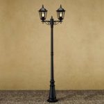 5522195 : Mastleuchte Firenze, 2-flammig, schwarz | Sehr große Auswahl Lampen und Leuchten.