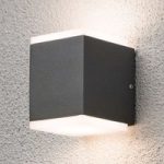 5522541 : LED-Außenwandlampe Monza quadratisch 2fl. | Sehr große Auswahl Lampen und Leuchten.