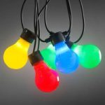 5524818 : Lichterkette Biergarten 20 bunte LED-Birnen, opal | Sehr große Auswahl Lampen und Leuchten.